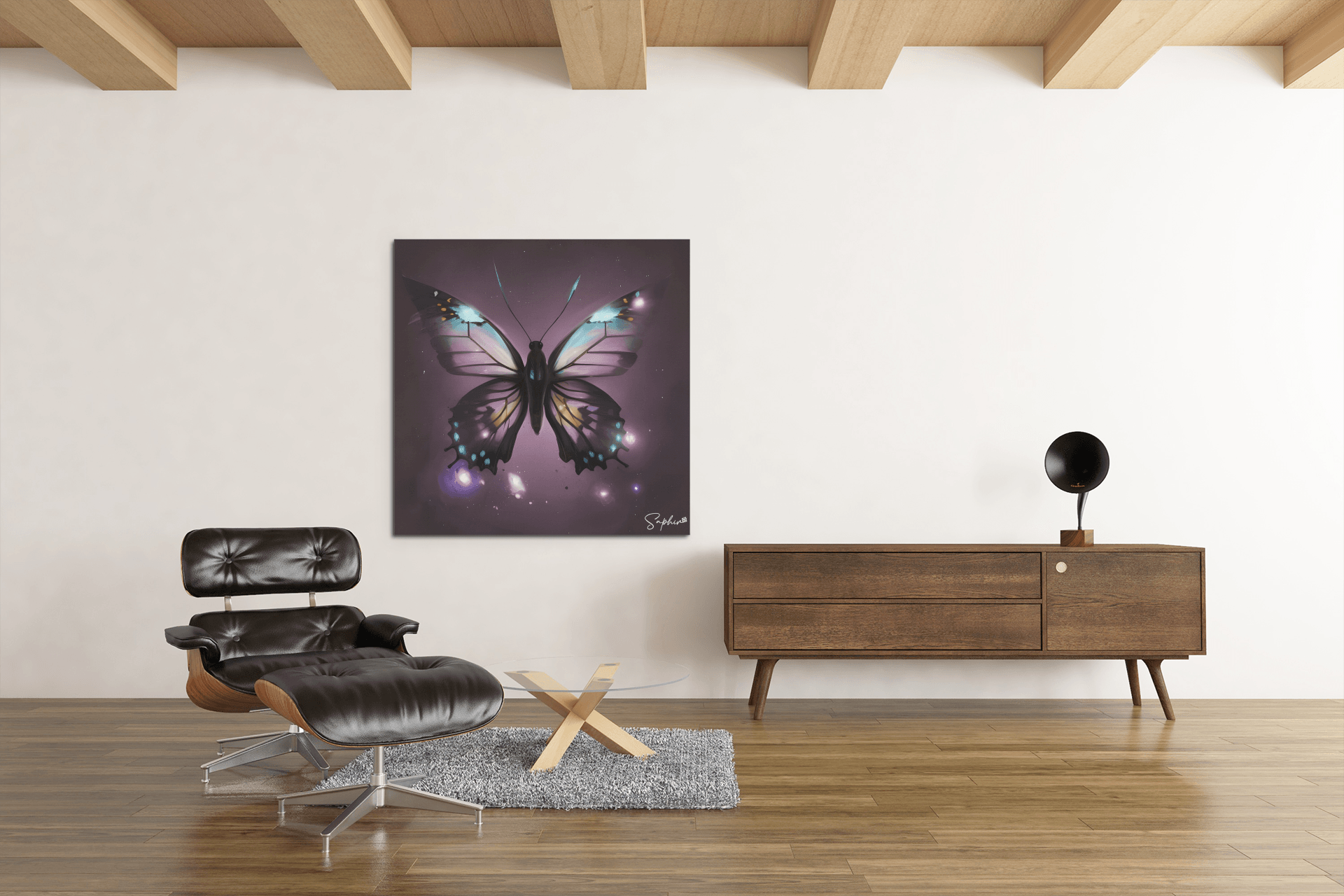 Purple-Butterfly - Saphir-Shop.de